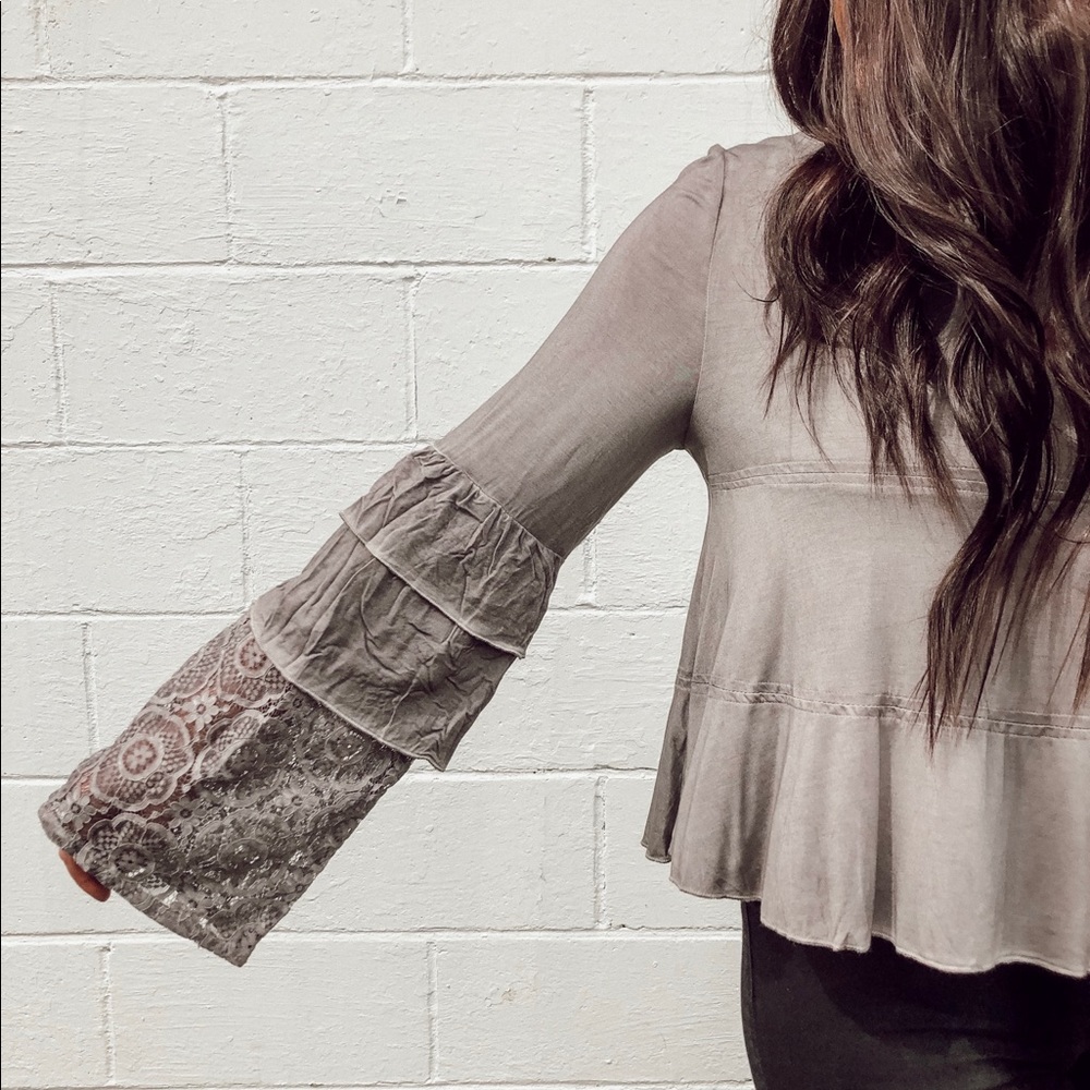 Floral Flare Top